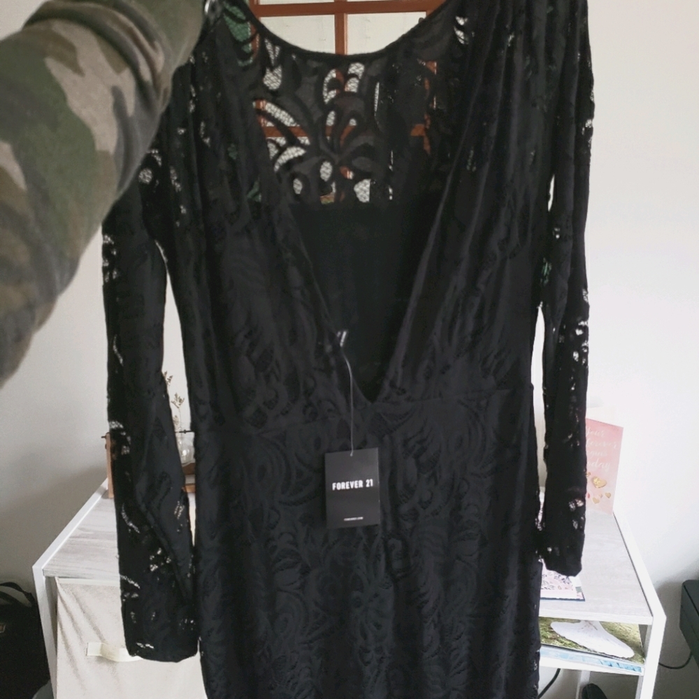 Forever 21 backless mini dress